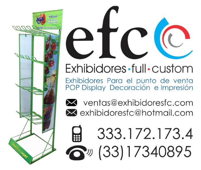 exhibidores metalicos para el punto de venta